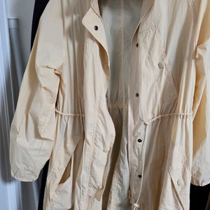 꺌랑 야상형 롱 점퍼 (베이지,검정)