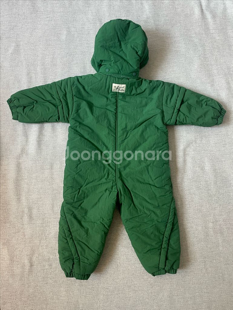 아프리콧 스튜디오 스노우맨 100 스키복 썰매복 방수 점프슈트--7