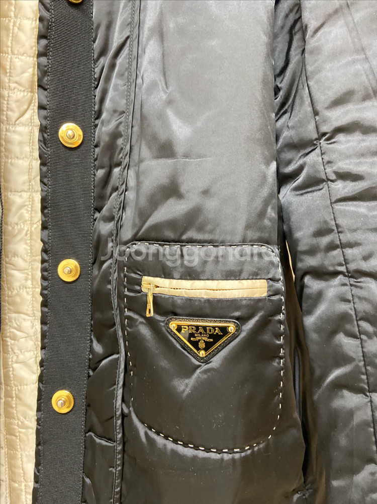 프라다 여성 롱패딩--1