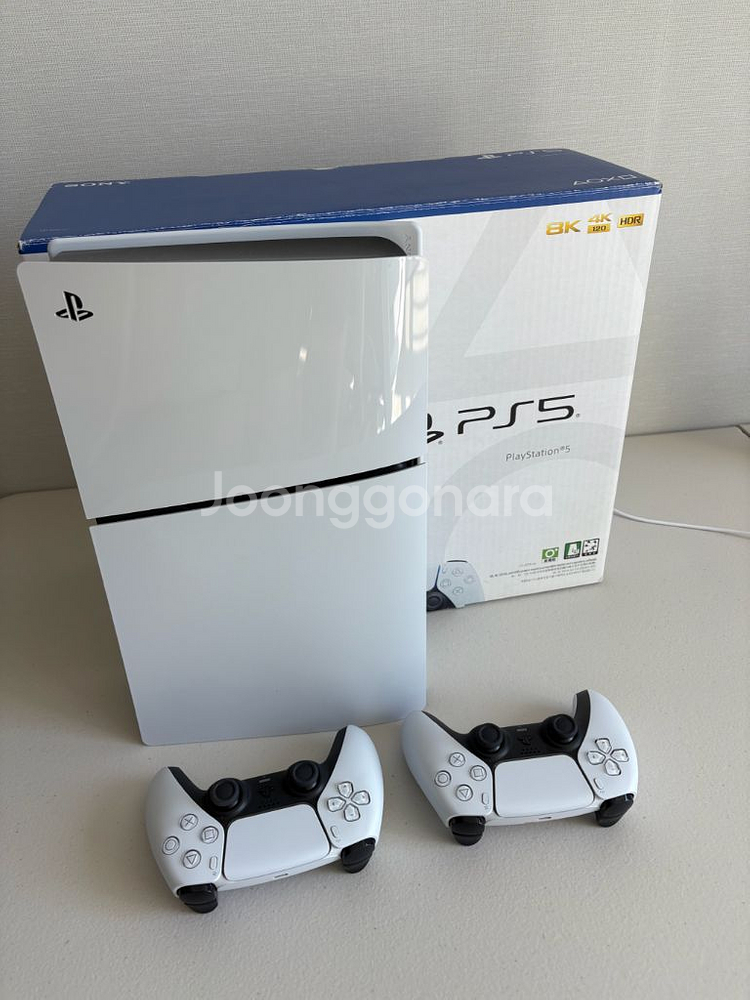 PS5 슬림 디스크 에디션 + 듀얼센스 2개--0