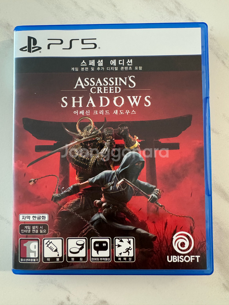 PS5 어쌔신크리드 섀도우스 (코드미사용, 택포)--0