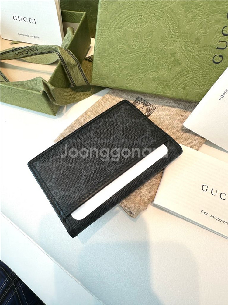 [24년백화점구매] 구찌 인터로킹 오거나이저 카드지갑--1