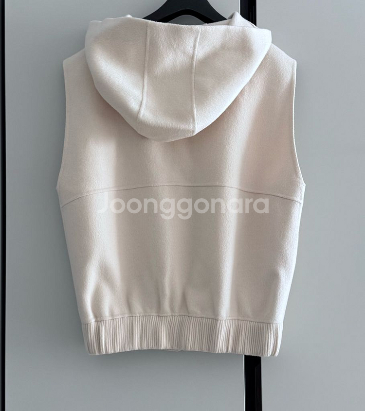 한섬 마인 핸드메이드 후드 베스트 랑방 타임 시스템 sj--4