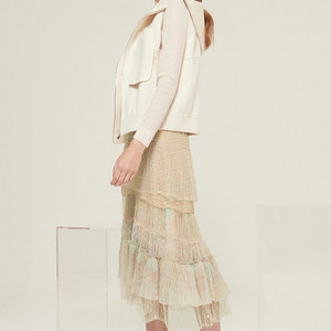 한섬 마인 핸드메이드 후드 베스트 랑방 타임 시스템 sj