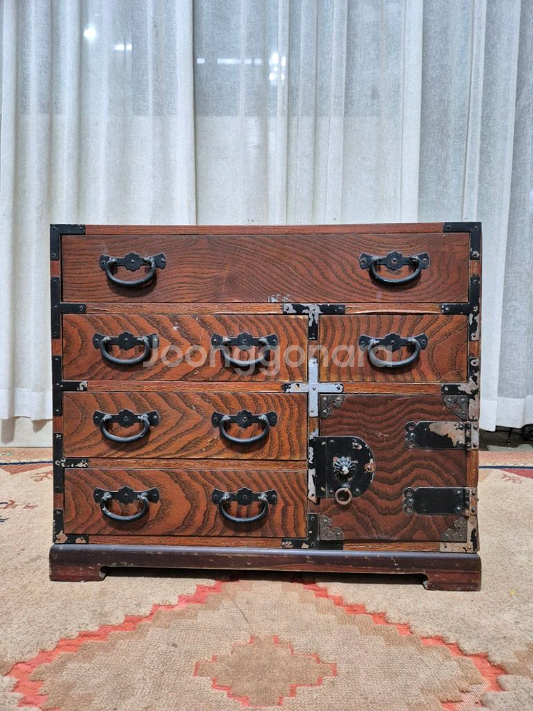 JAPAN 빈티지 서랍 수납장--0