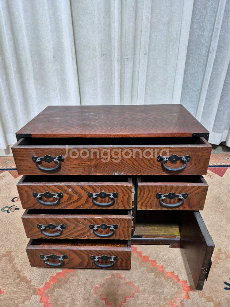 JAPAN 빈티지 서랍 수납장--2
