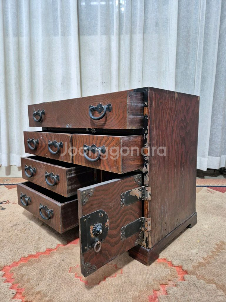 JAPAN 빈티지 서랍 수납장--3