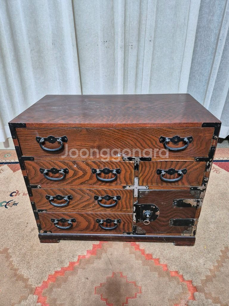 JAPAN 빈티지 서랍 수납장--1
