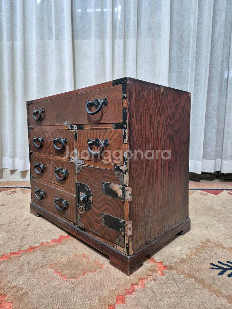 JAPAN 빈티지 서랍 수납장--6