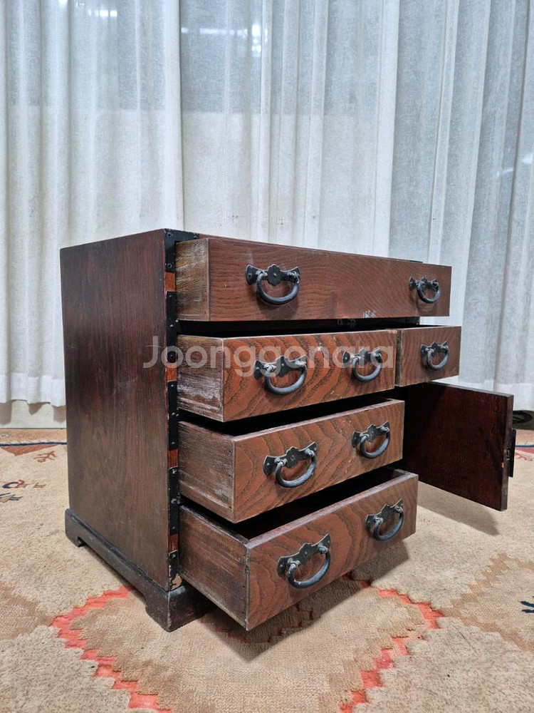 JAPAN 빈티지 서랍 수납장--4