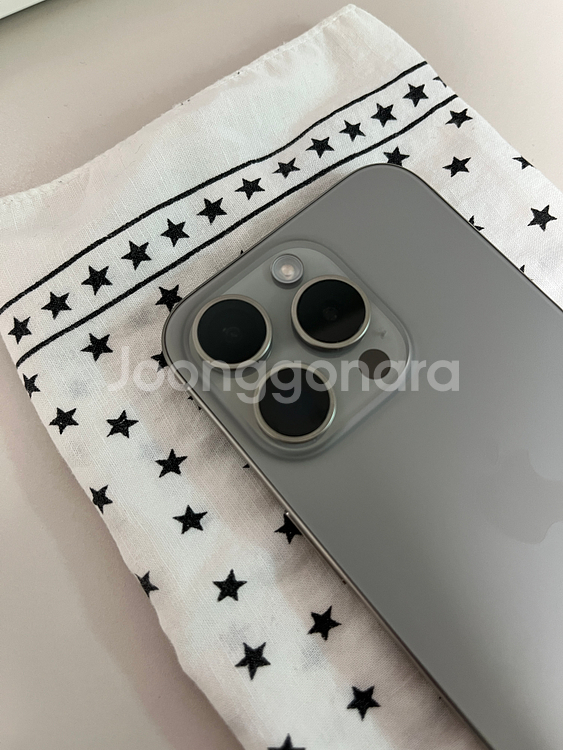 아이폰15프로 128 내추럴티타늄--1