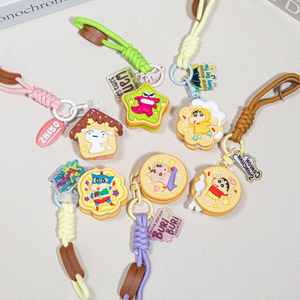 짱구 가챠 쿠키 키링 로프스트랩