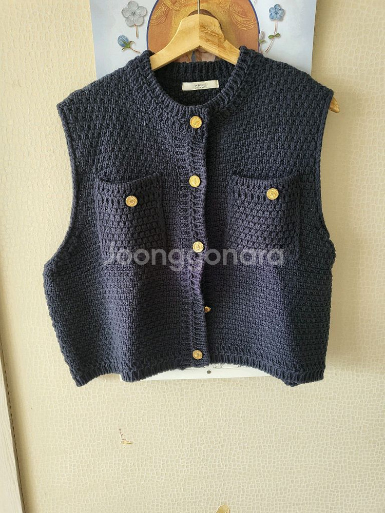 새제품 니트 조끼 무료배송--1
