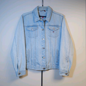 타미힐피거 빅로고 데님 자켓 M