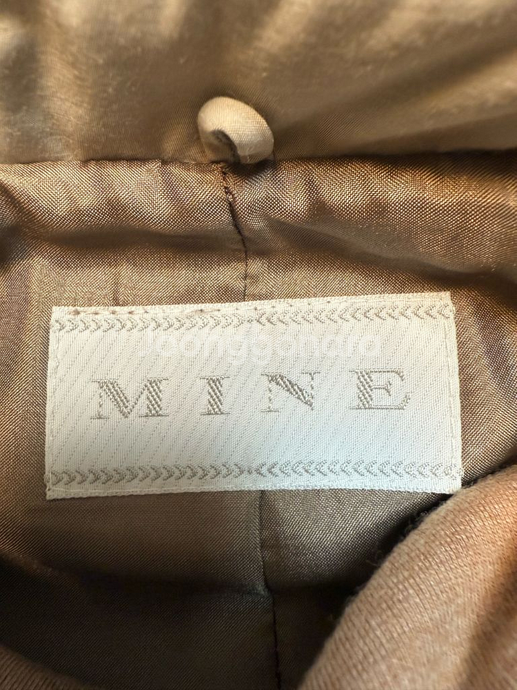 마인mine 퍼 트렌치코트 88-98-165--0