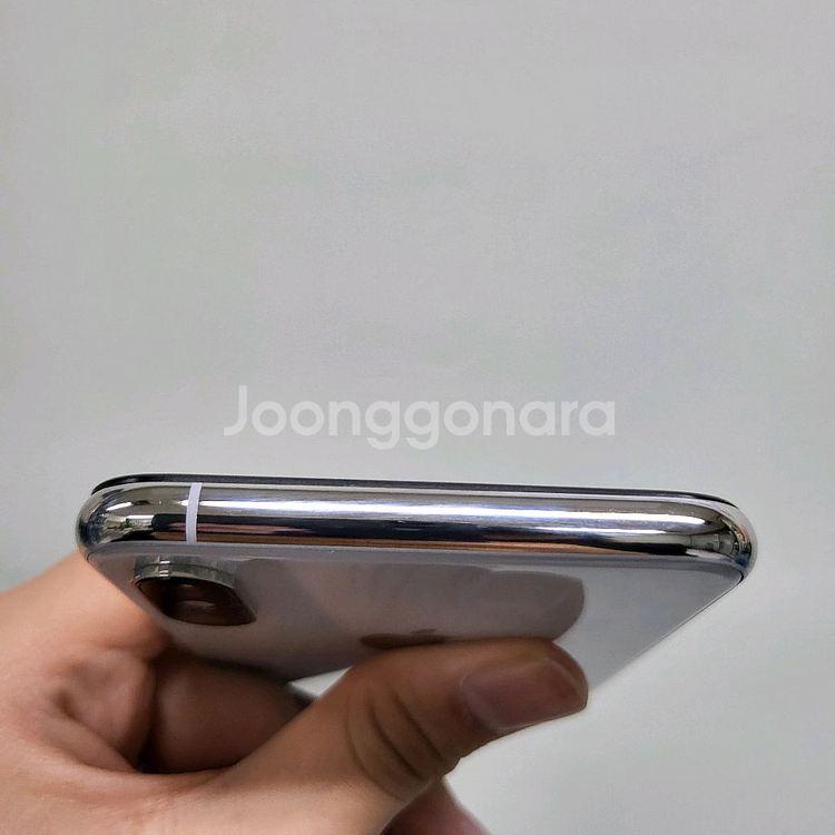 해외판 카메라무음 아이폰 XS 배터리100 256기가 화이트 256GB--5