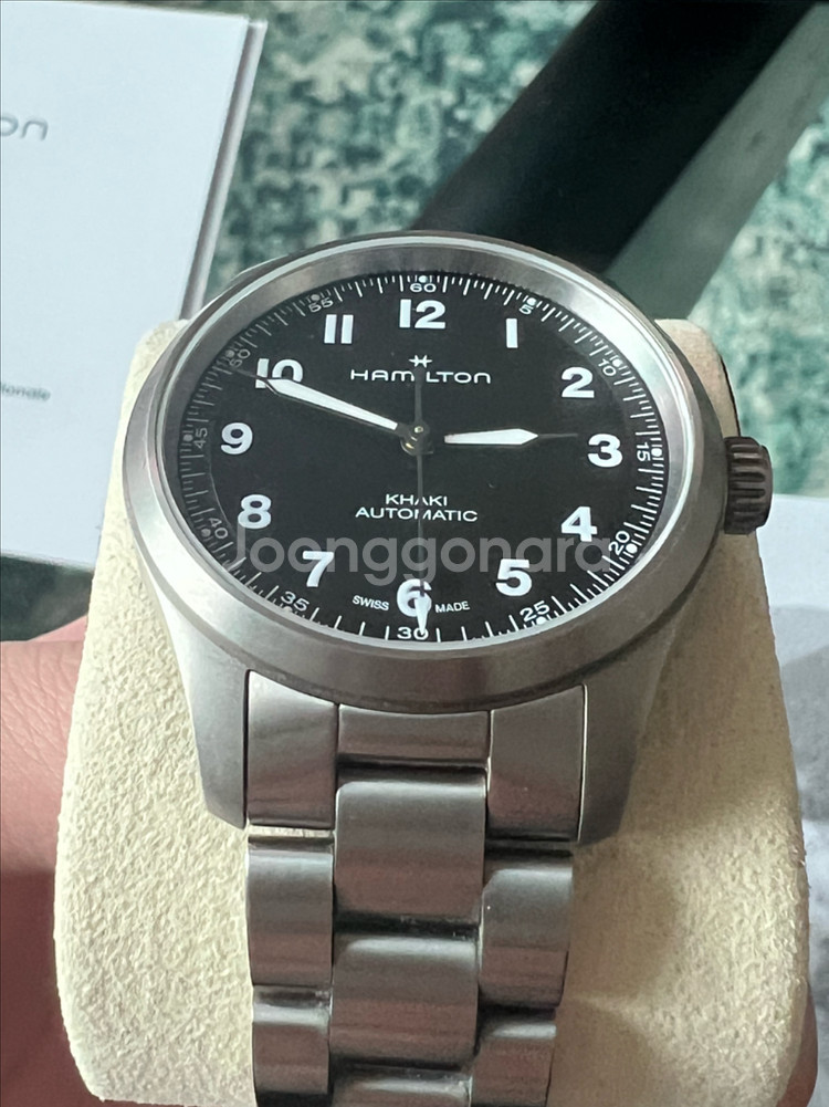 해밀턴 엔가 36mm 티타늄 카키필드--2