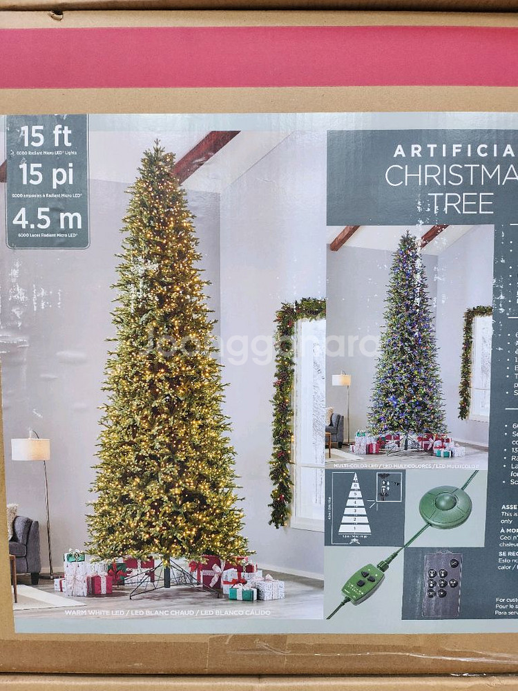 4.5m 대형 인조 크리스마스 트리--0