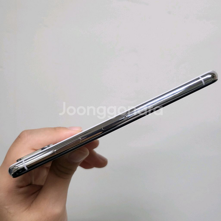 해외판 카메라무음 아이폰 XS 배터리100 256기가 화이트 256GB--9