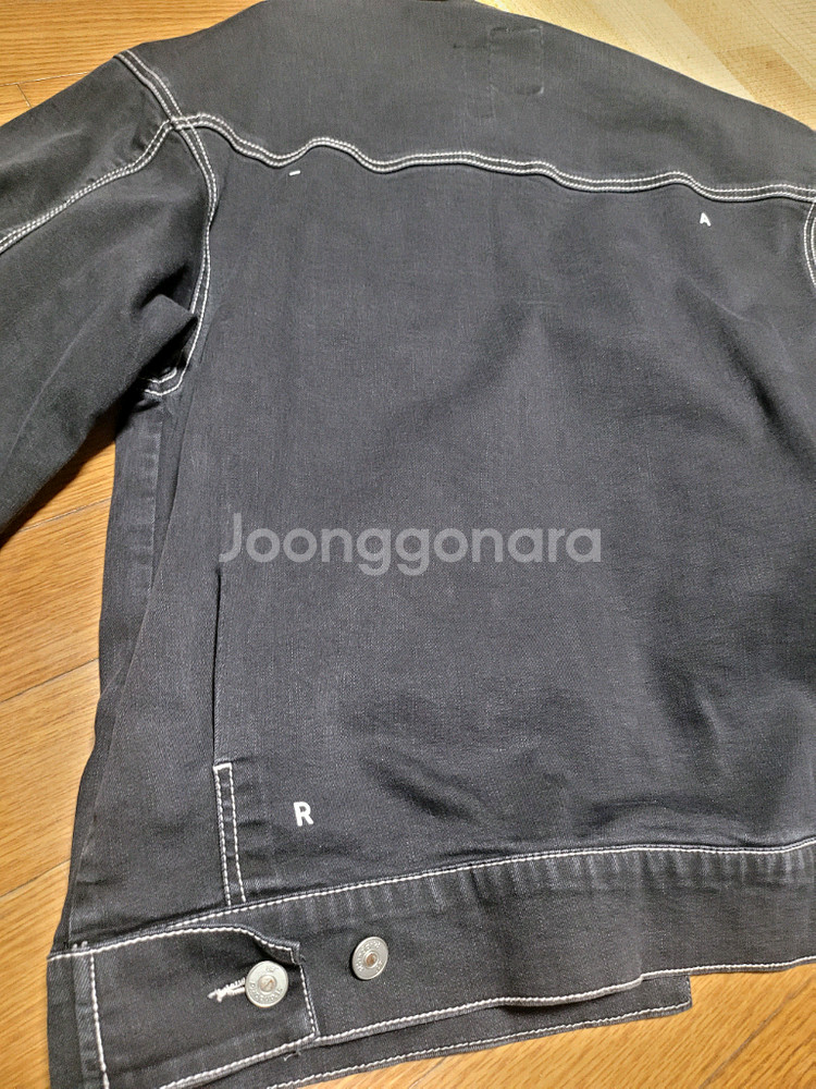 안다르 블랙 데님 자켓 (사이즈2)--8