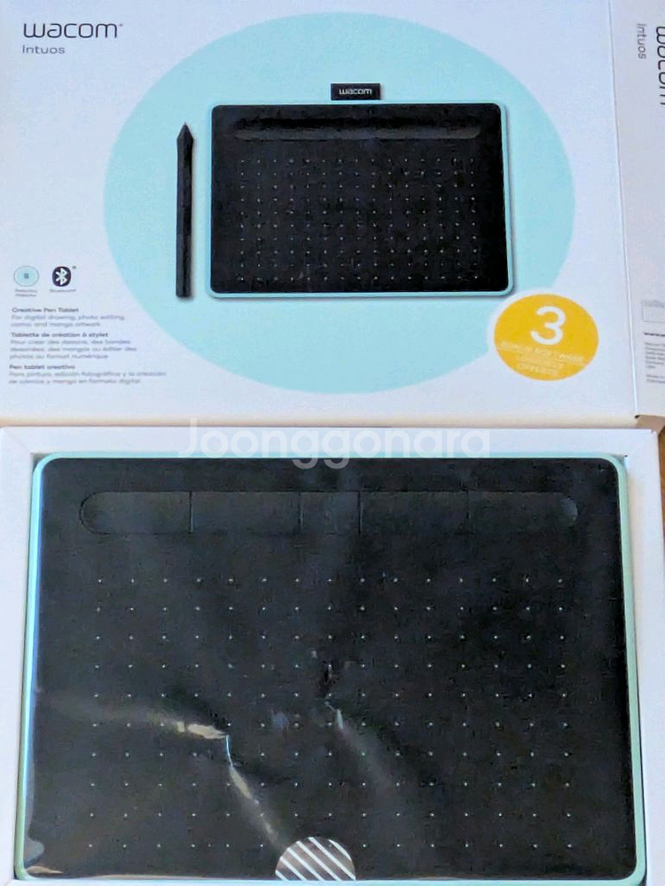 와콤 인튜어스 블루투스 펜 타블렛 CTL-4100WL Wacom Intuos 드로잉 테블릿--0