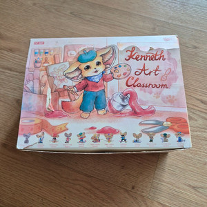 팝마트 케네스폭스 아트 클래스룸 피규어 12개 한박스