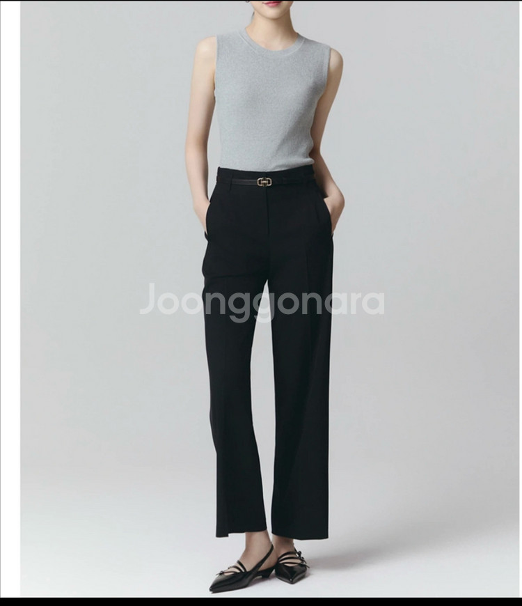 잇미샤 블랙 슬랙스 55--0