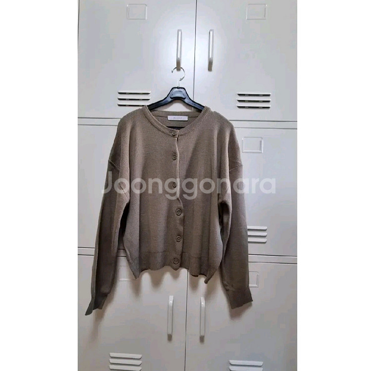 먼데이오프 라운드 니트 가디건 - 모카,프리--0
