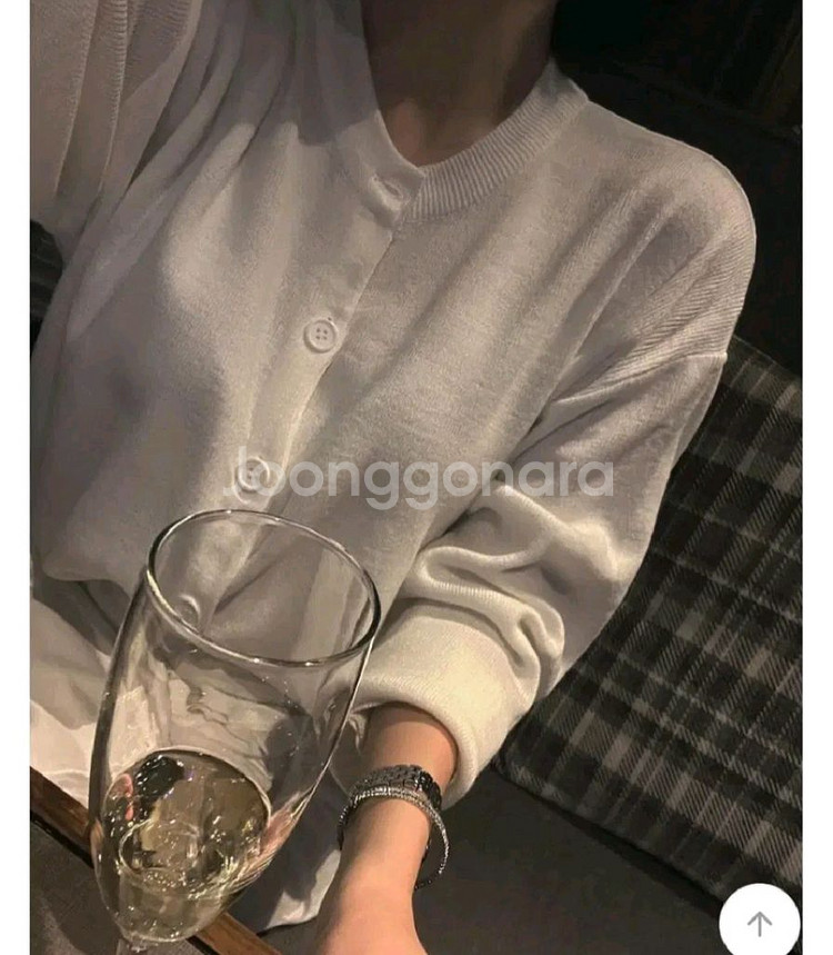 먼데이오프 라운드 니트 가디건 - 모카,프리--5