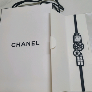 샤넬 북마크 코스메틱 책갈피 쇼핑백 정품