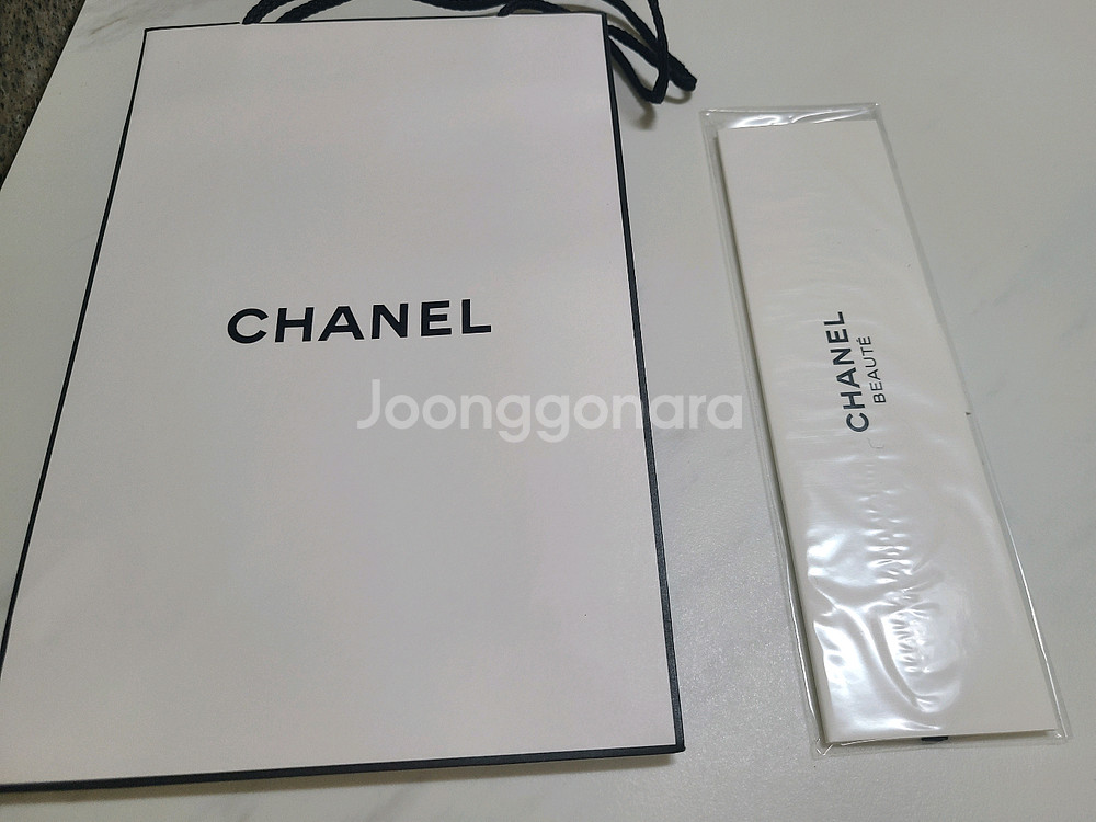 샤넬 북마크 코스메틱 책갈피 쇼핑백 정품--1