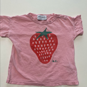 보보쇼즈 왕딸기 반팔티 6-12m