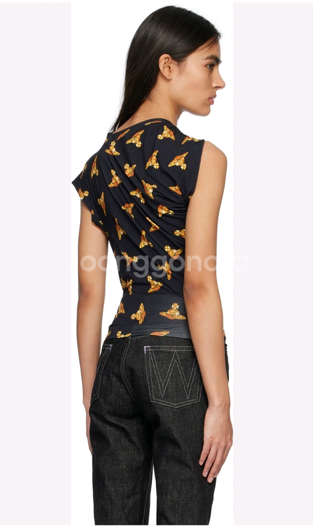 정품 비비안웨스트우드 탑 티셔츠--2