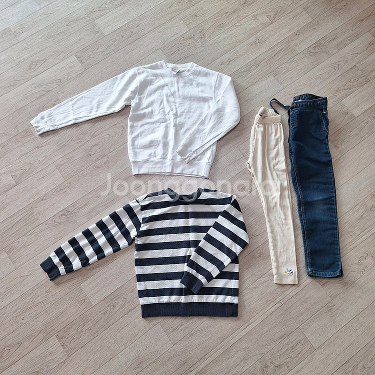 전체) 아동130호 아동청바지 아동맨투맨 코디세트 상하복--0