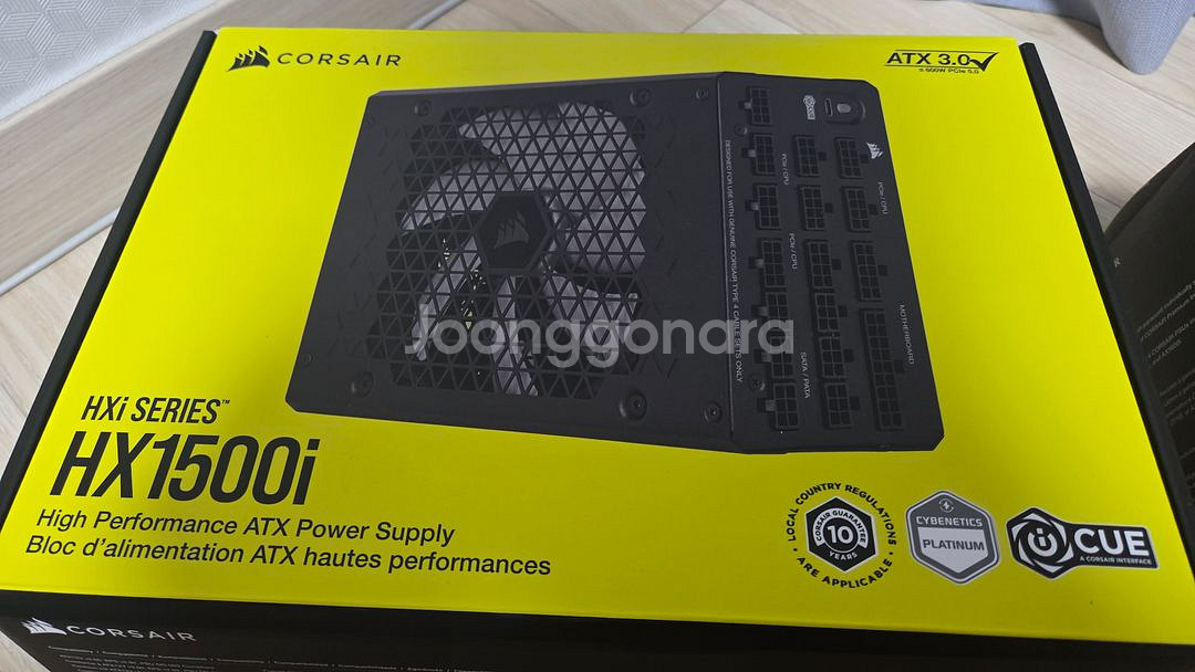 HX1500i ATX3.0 + 정품 슬리빙 케이블--1
