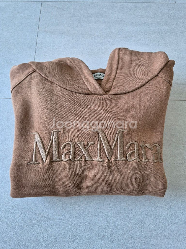 막스마라 댄디 후드티 L사이즈(카멜색상 )--0