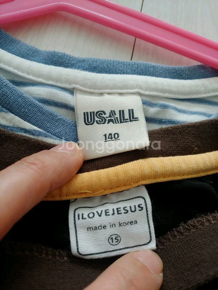 남아 여아 140사이즈 정도 상의 2벌 일괄(반값택포)--7