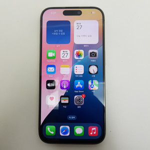 아이폰 15 프로 내추럴 티타늄 128 92% A급