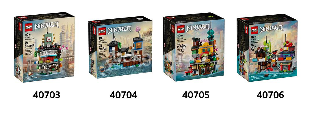 레고 40703,40704,40705,40706 닌자고 마이크로 4종 미개봉 새제품팝니다--0