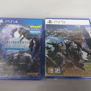 PS4/PS5 몬스터헌터 아이스본(스틸케이스 포함), 와일즈 일괄 팜
