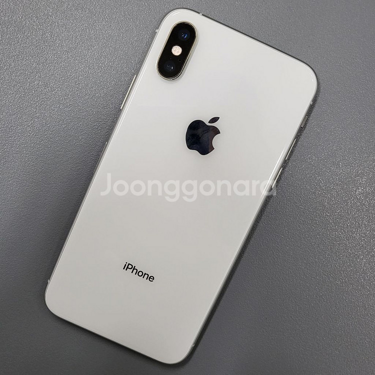해외판 카메라무음 아이폰 XS 배터리100 256기가 화이트 256GB--0