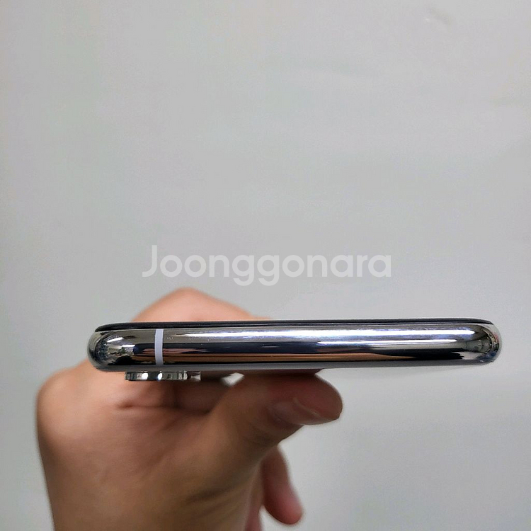 해외판 카메라무음 아이폰 XS 배터리100 256기가 화이트 256GB--5