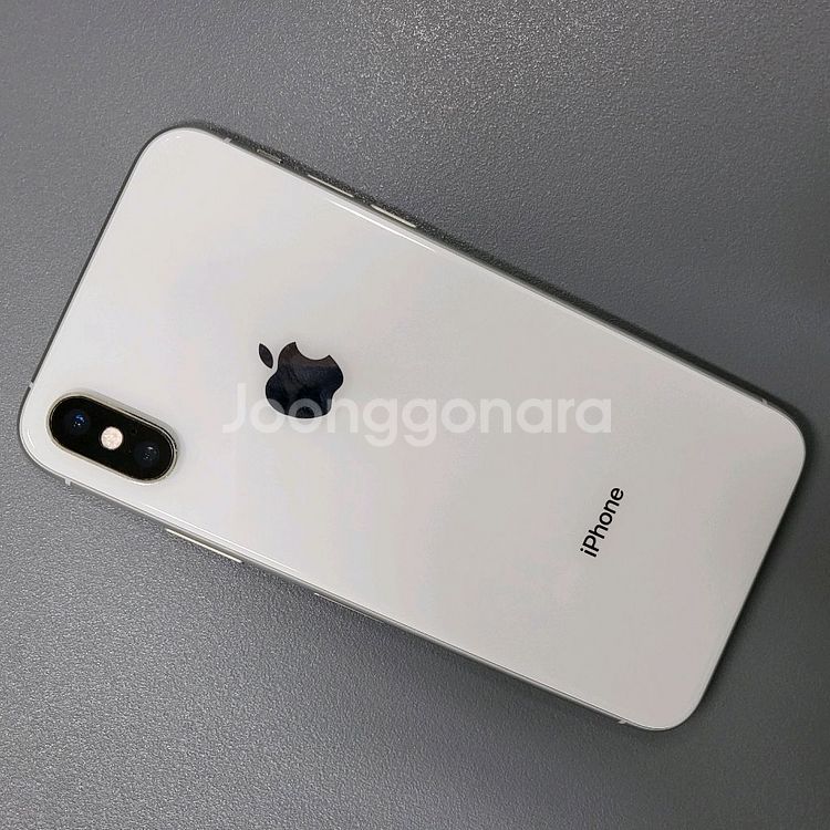 해외판 카메라무음 아이폰 XS 배터리100 256기가 화이트 256GB--10