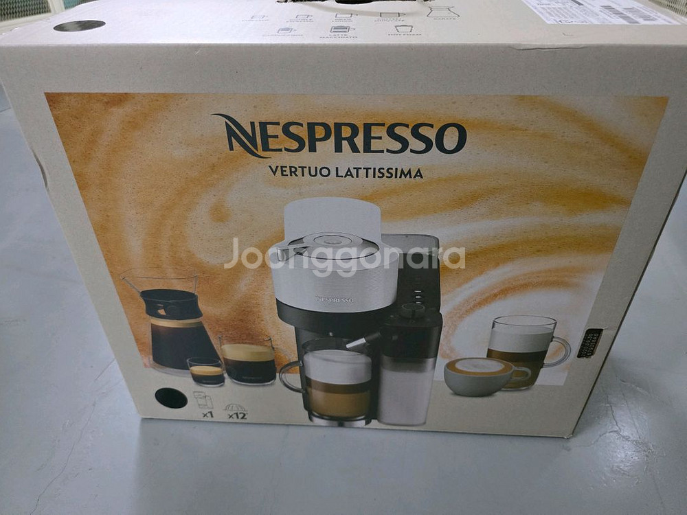 네스프레소 버츄오 라티시마 GDV5 블랙 미개봉 새제품--0