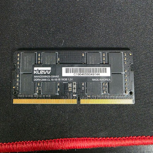 KLEVV 노트북 램 메모리 DDR4 16GB 2666