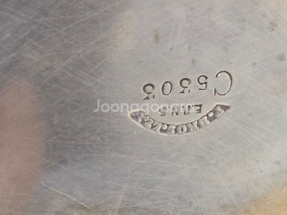 1800년도 후반 엔틱 영국제 최고급 명품 은도금 큰 커피 드립 주전자 무료배송--7