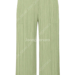 플리츠플리즈 6월 먼슬리 파스텔그린 팬츠