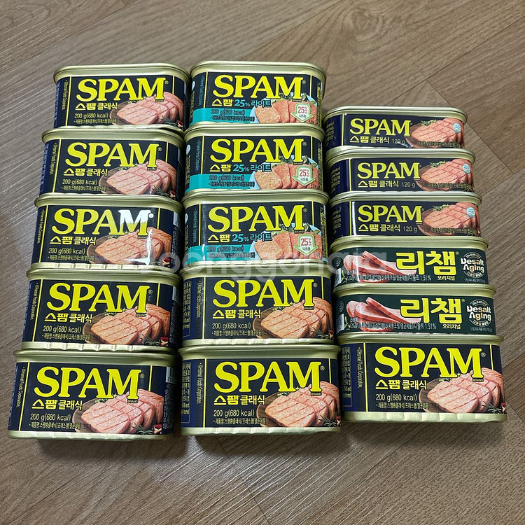 스팸 클래식/라이트, 리챔 통조림햄 판매--0
