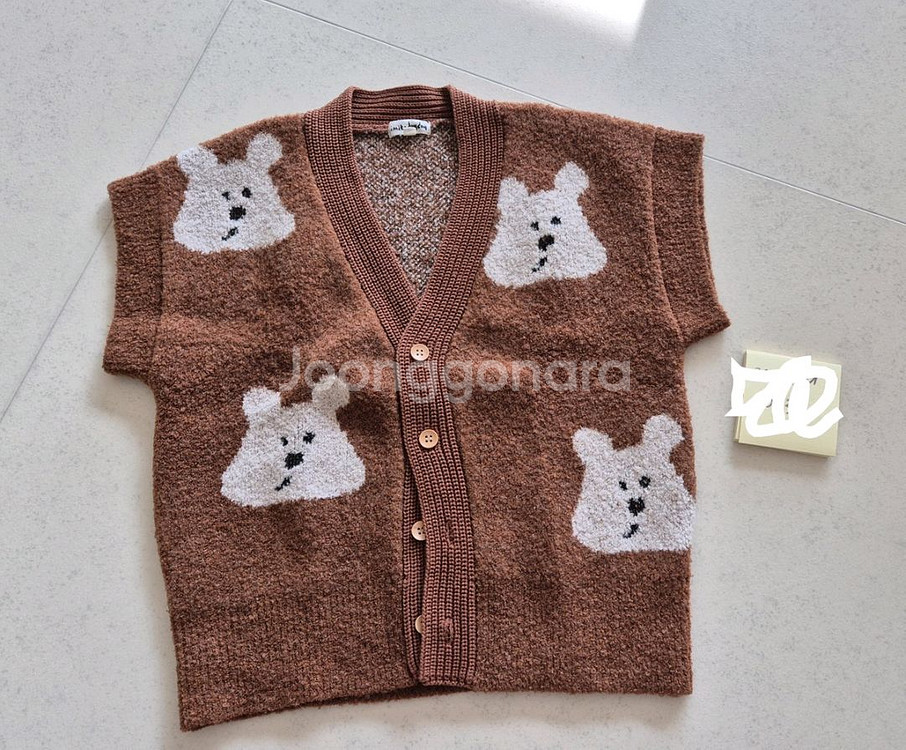 리미떼두두 니트조끼 L--0