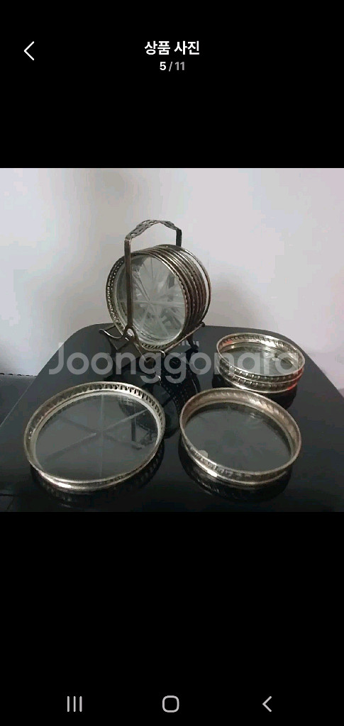 빈티지 스테인리스 뚜껑 세트--0